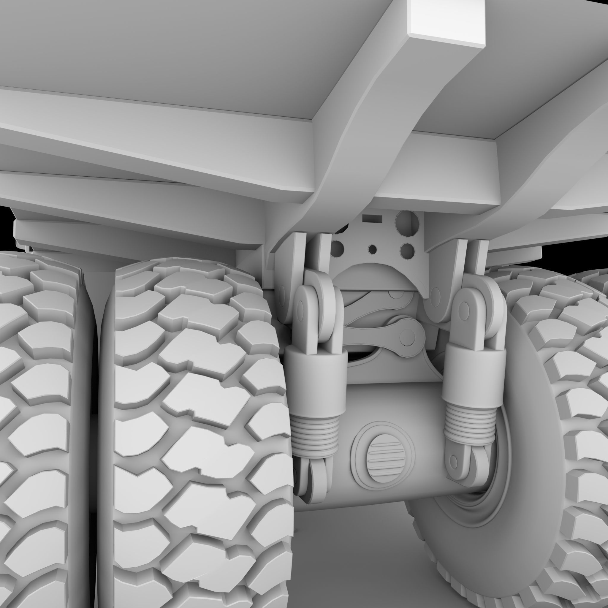 Minning Truck 3D model_2