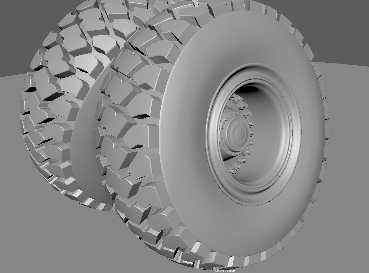 Minning Truck 3D model_12