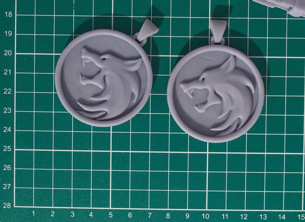 The Witcher Medallion  3D print model_5