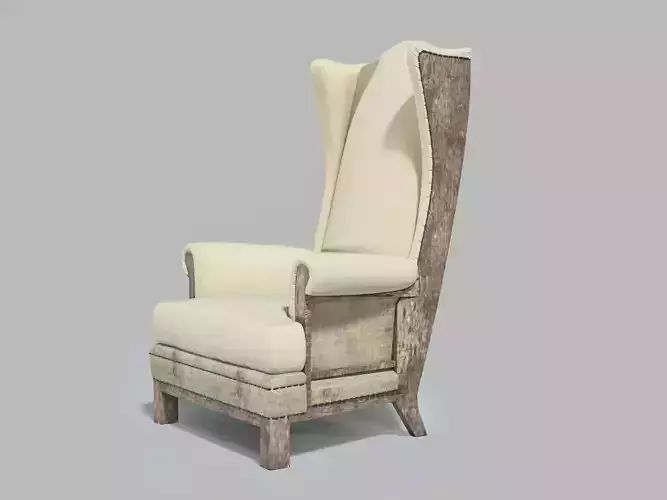 DECONSTRUCTED HIGHBACK WINGBACK CHAIR