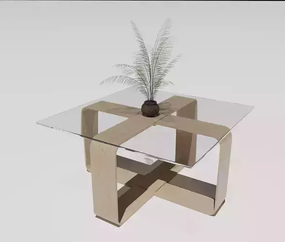 glass coffee table