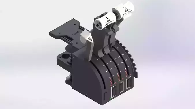 SPEEDBREAK EXTENSION FOR SAITEK THROTTLE 3D print model