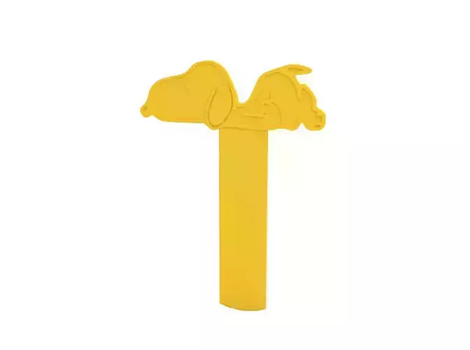 Bookmark snoopy dog pencil sharpener 3D print model