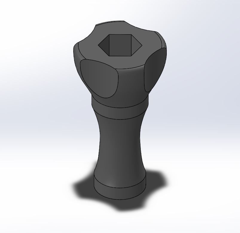 GoPro Camera flat mount 3D print model_12
