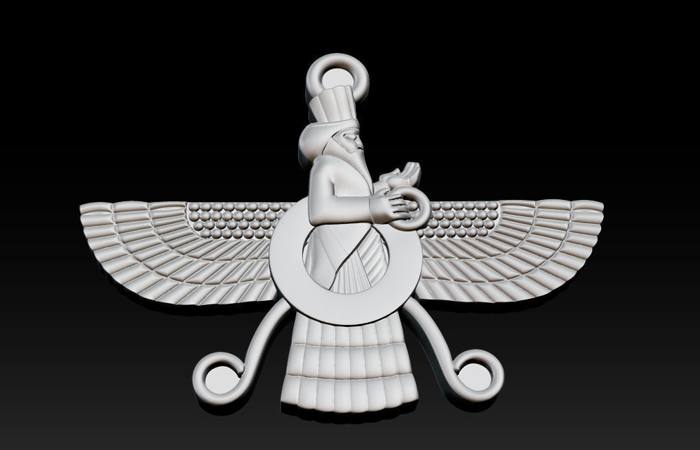 Jewelry Diamond Pendant 3D print model_6