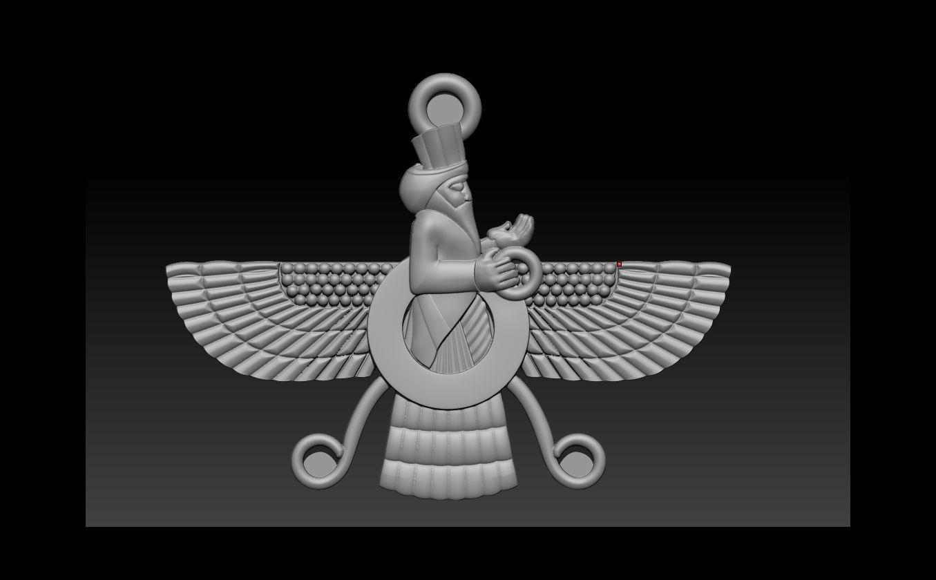 Jewelry Diamond Pendant 3D print model_25