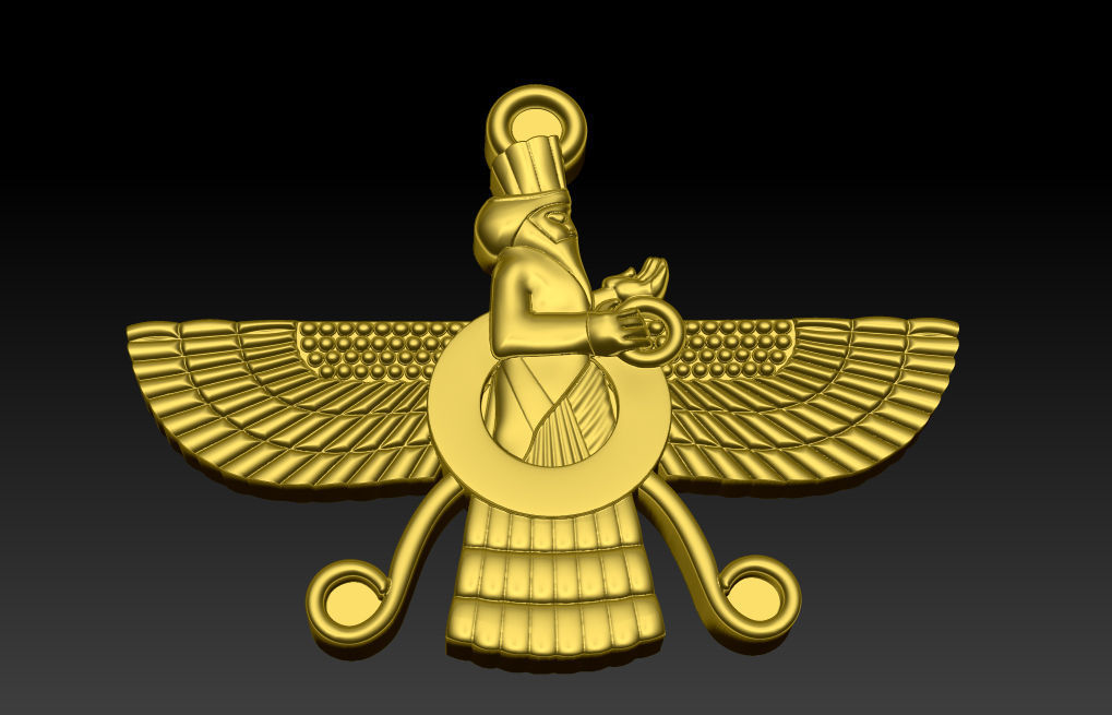 Jewelry Diamond Pendant 3D print model_9