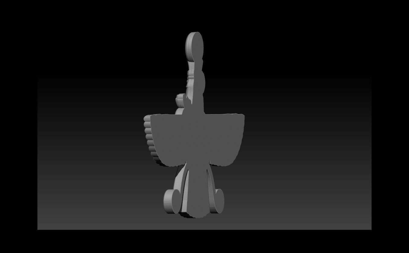 Jewelry Diamond Pendant 3D print model_24