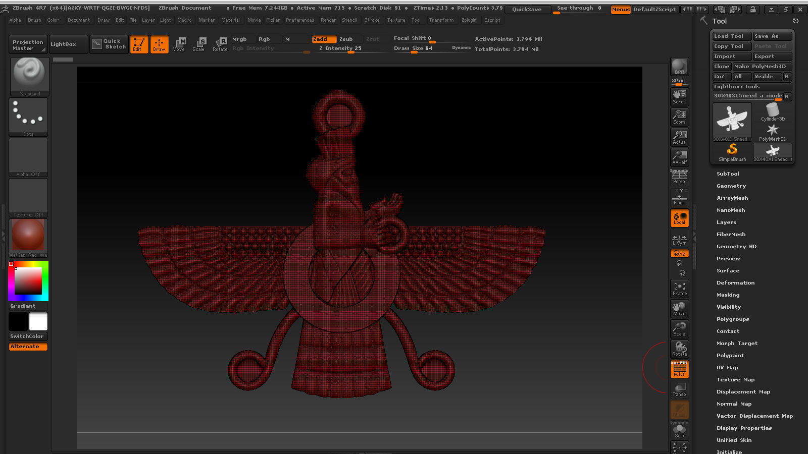 Jewelry Diamond Pendant 3D print model_28