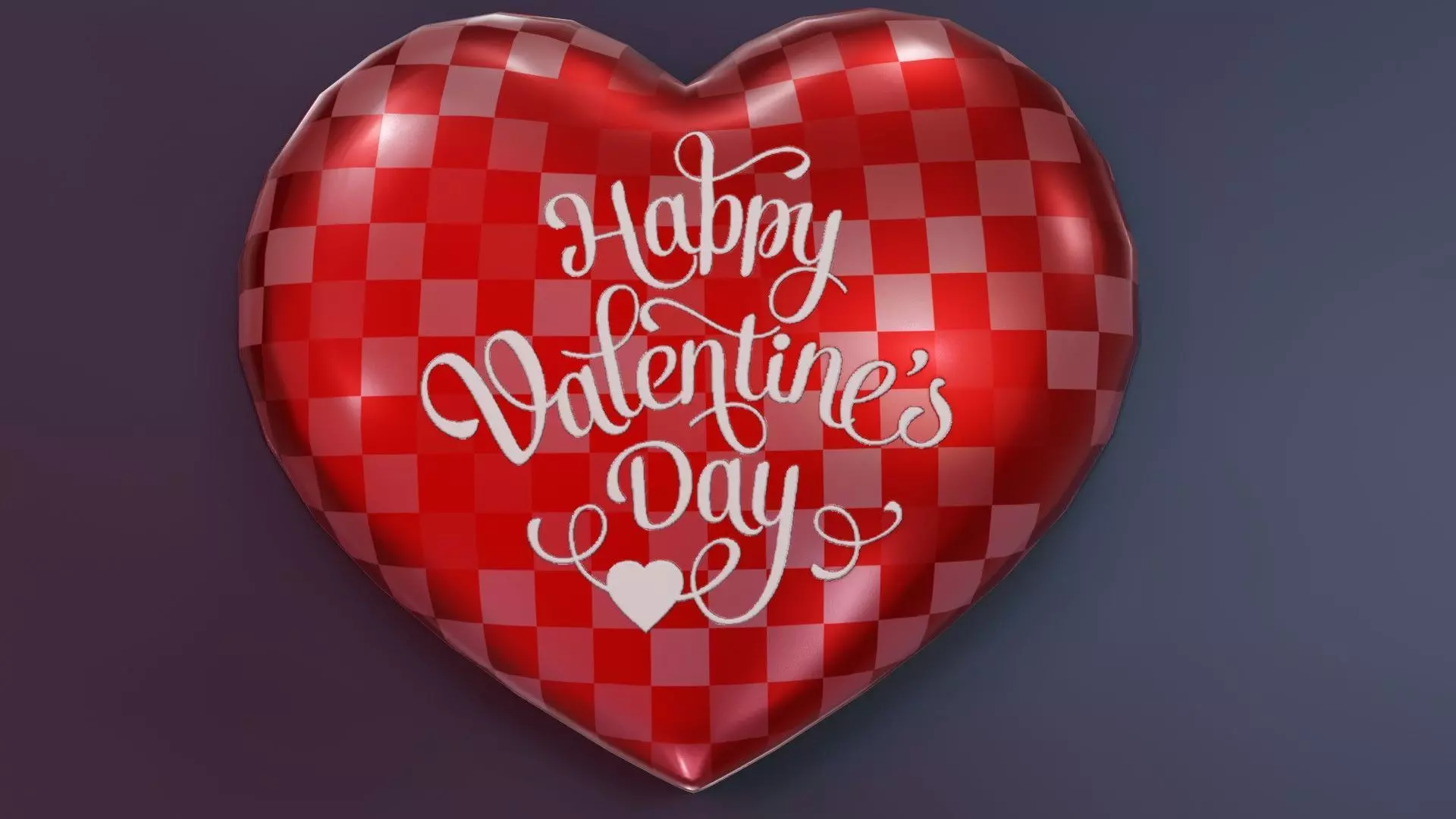Heart Shaped Box Low-poly 3D model