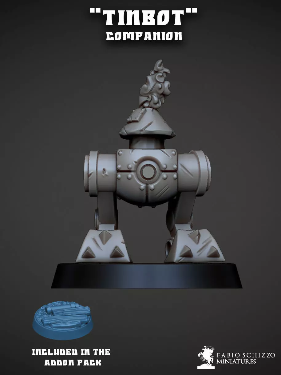 Tinbot star wars robot 3D print model