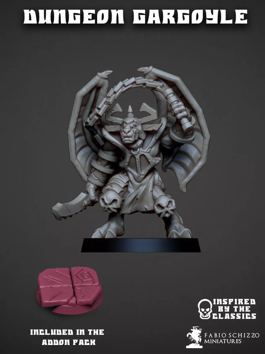 Dungeon Gargoyle 3D print model_0
