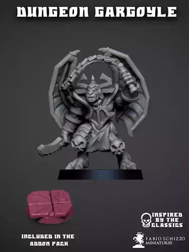 Dungeon Gargoyle 3D print model