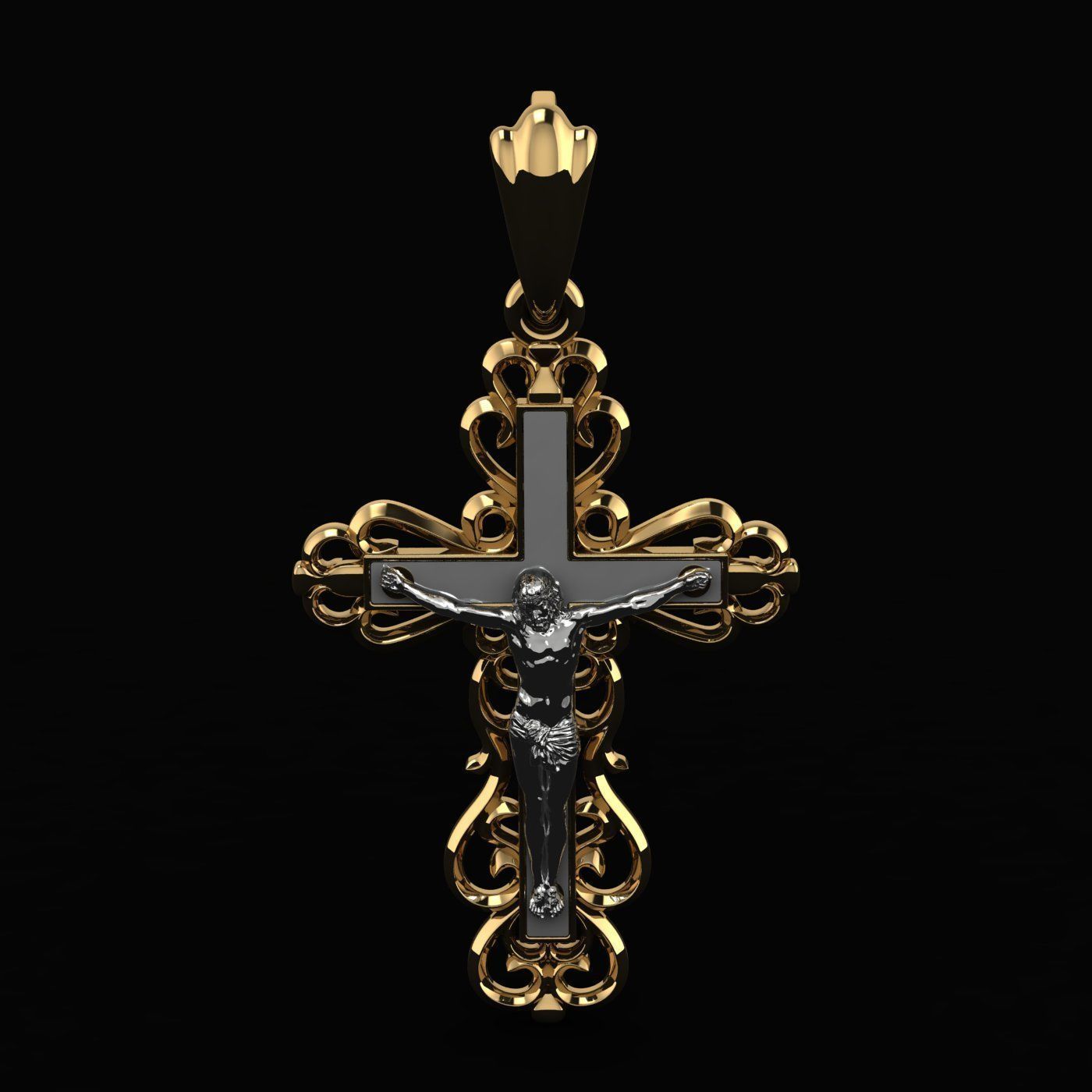 Cross 3D print model 3D print model_1