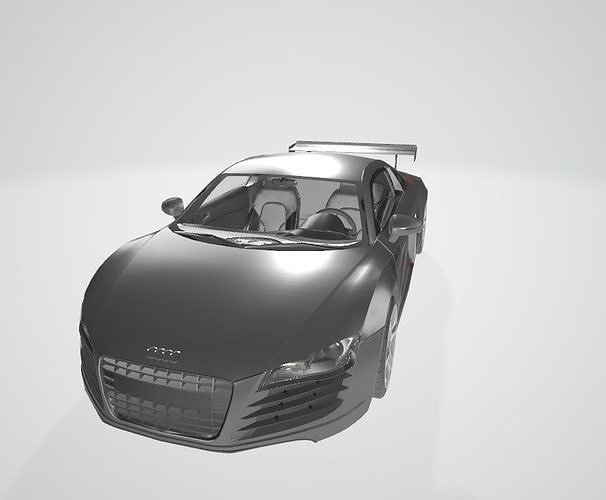 Audi r8 - Car  Low-poly 3D model