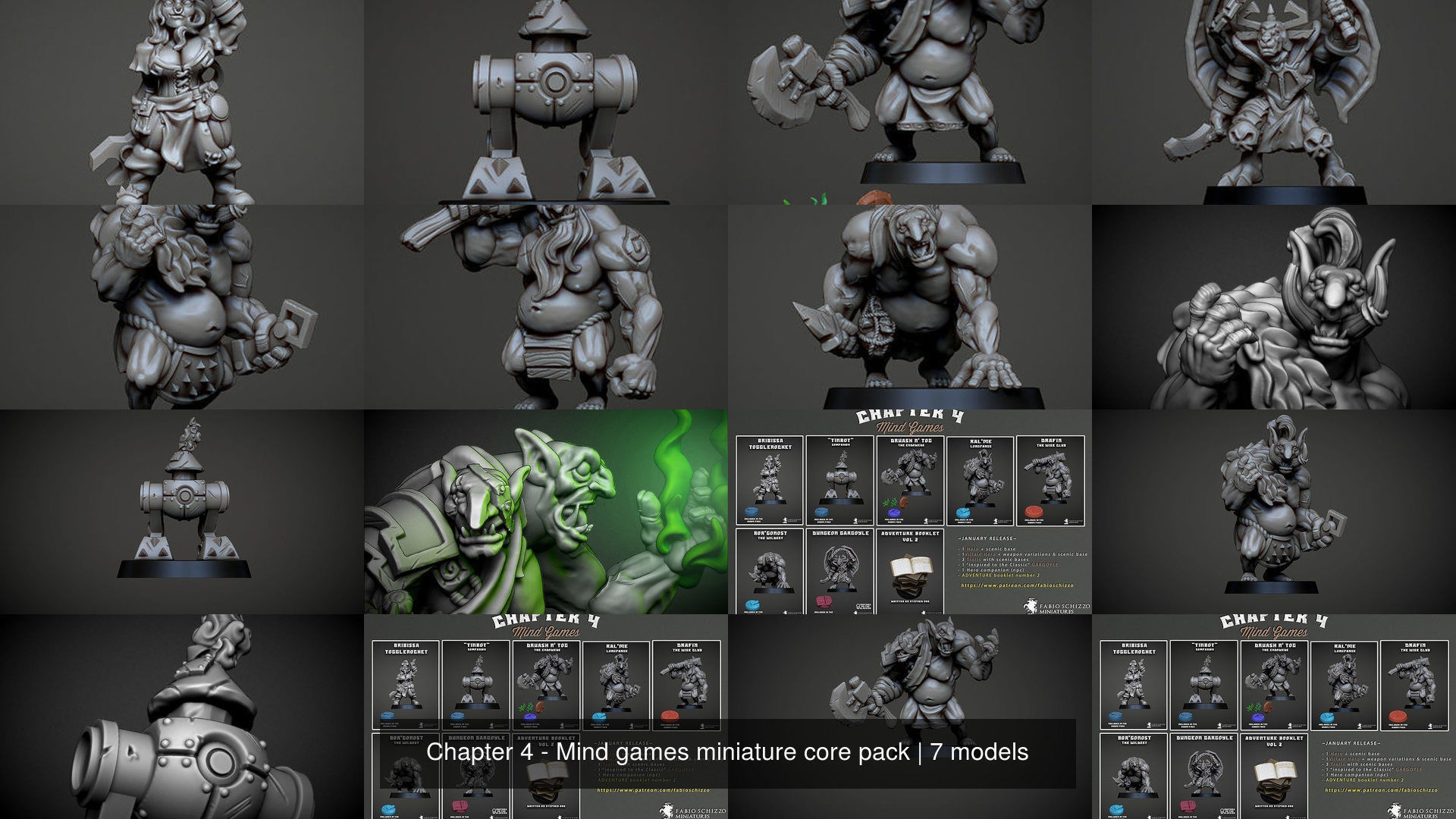 Chapter 4 - Mind games miniature core pack