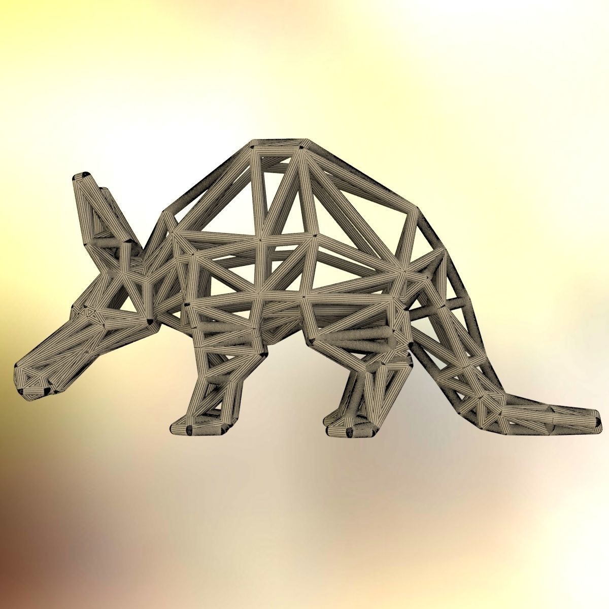 Aardvark Adult 3D print model_11