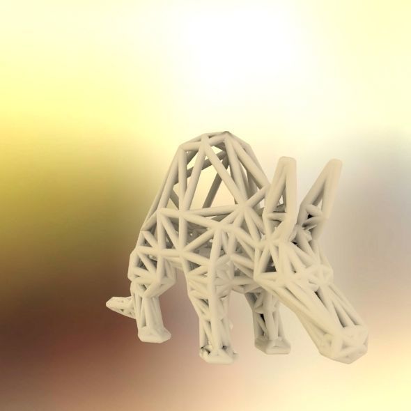 Aardvark Adult 3D print model_60
