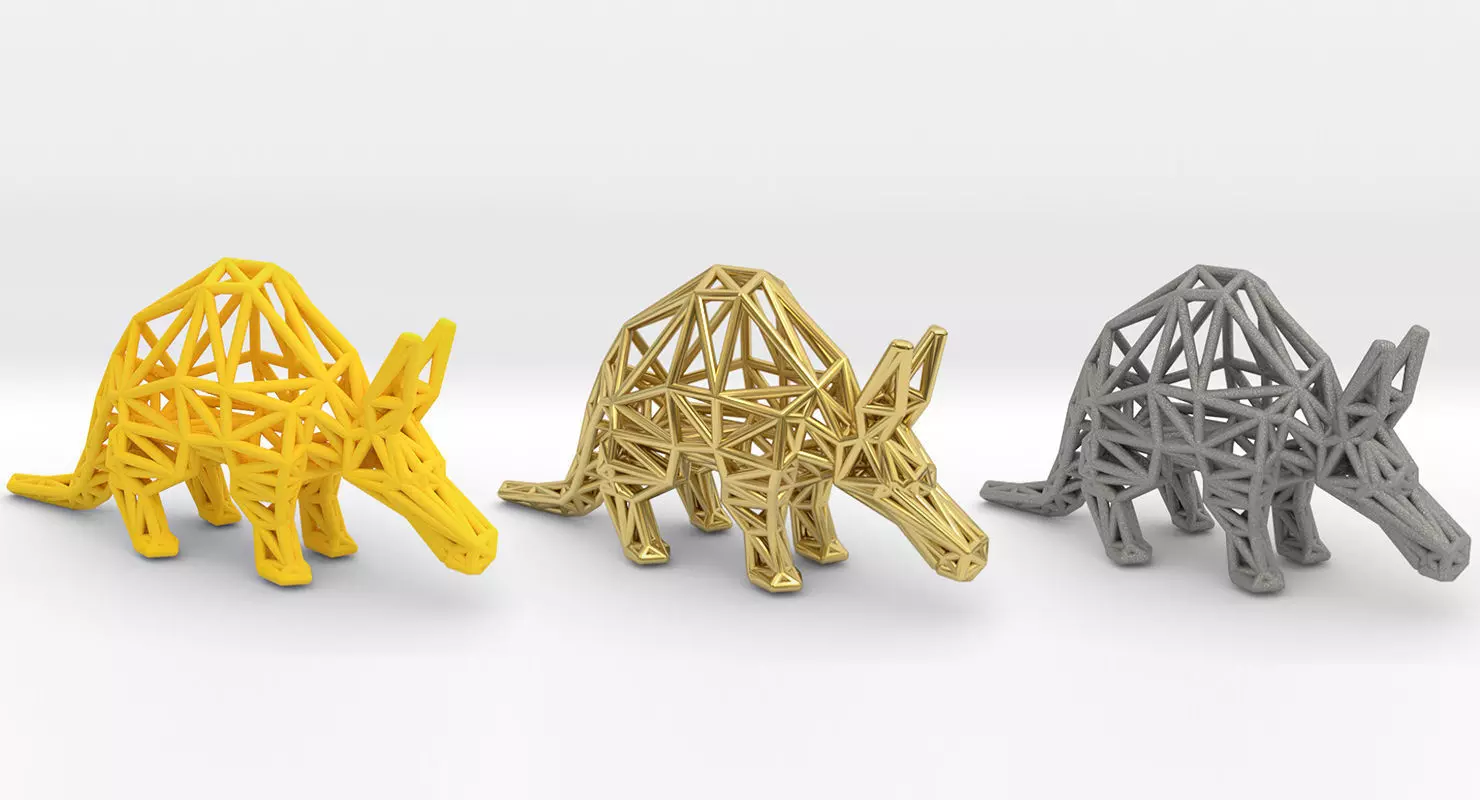 Aardvark Adult 3D print model_0