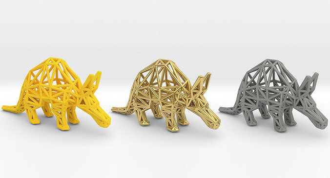 Aardvark Adult 3D print model