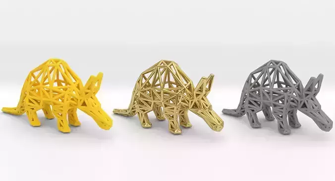 Aardvark Adult 3D print model
