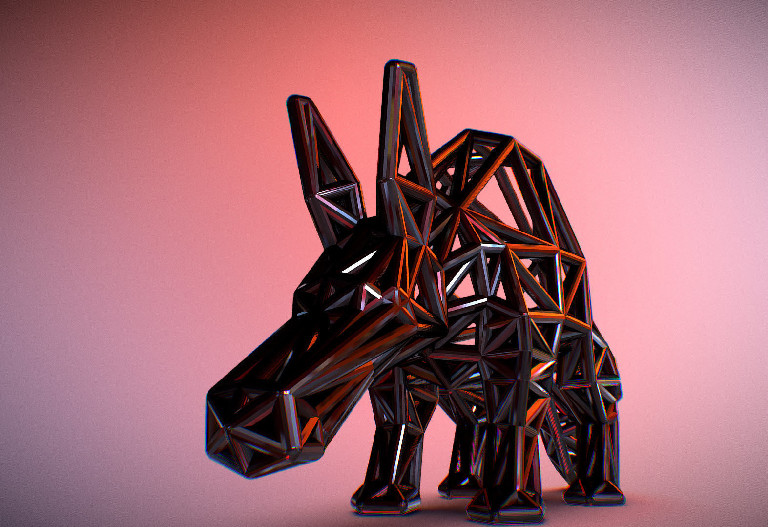Aardvark Adult 3D print model_8