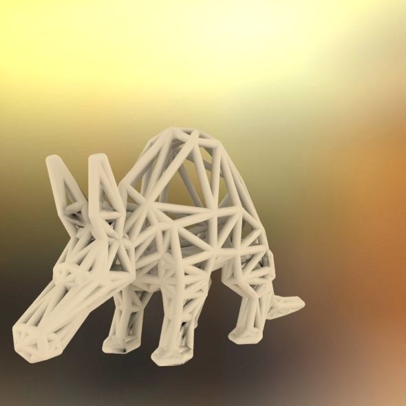 Aardvark Adult 3D print model_57