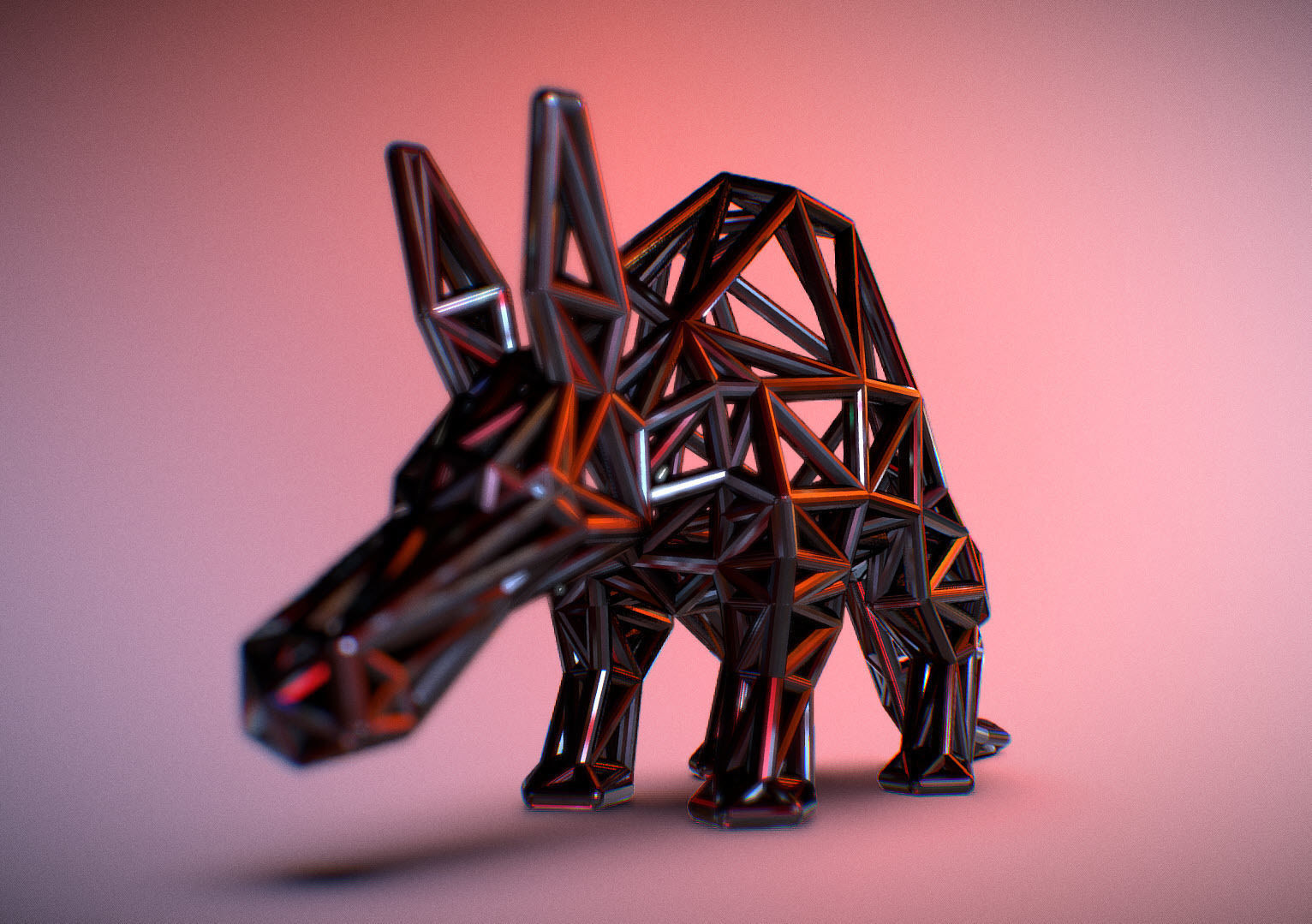 Aardvark Adult 3D print model_65