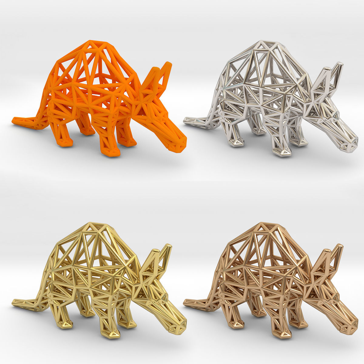 Aardvark Adult 3D print model_15