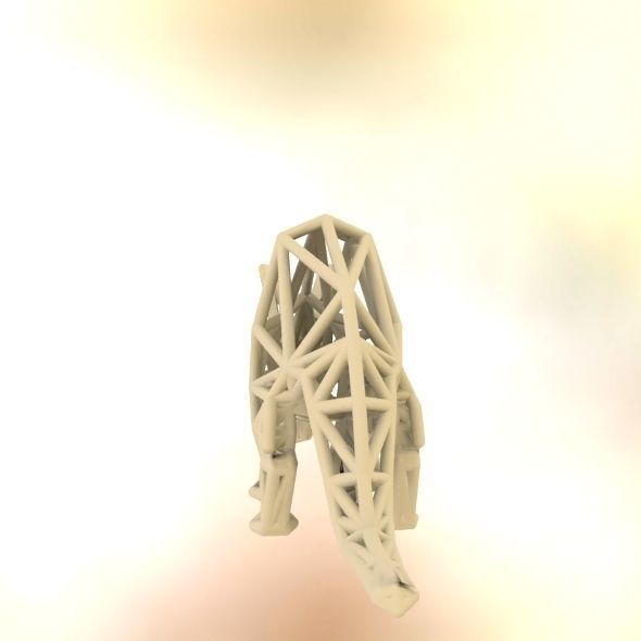 Aardvark Adult 3D print model_48