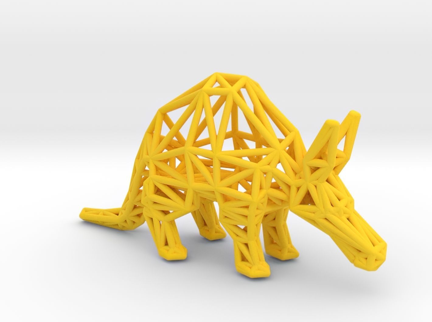 Aardvark Adult 3D print model_27