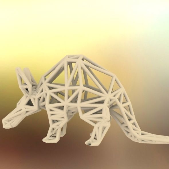 Aardvark Adult 3D print model_53