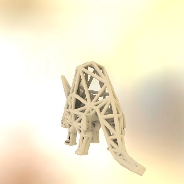 Aardvark Adult 3D print model_49