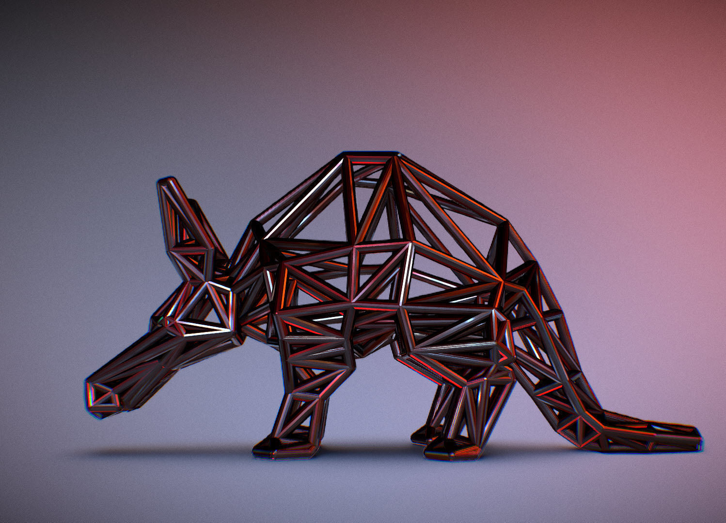 Aardvark Adult 3D print model_7