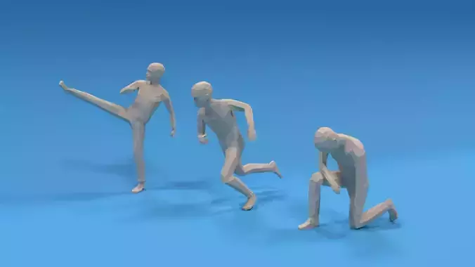 Low Poly Kids Collection Vol 4