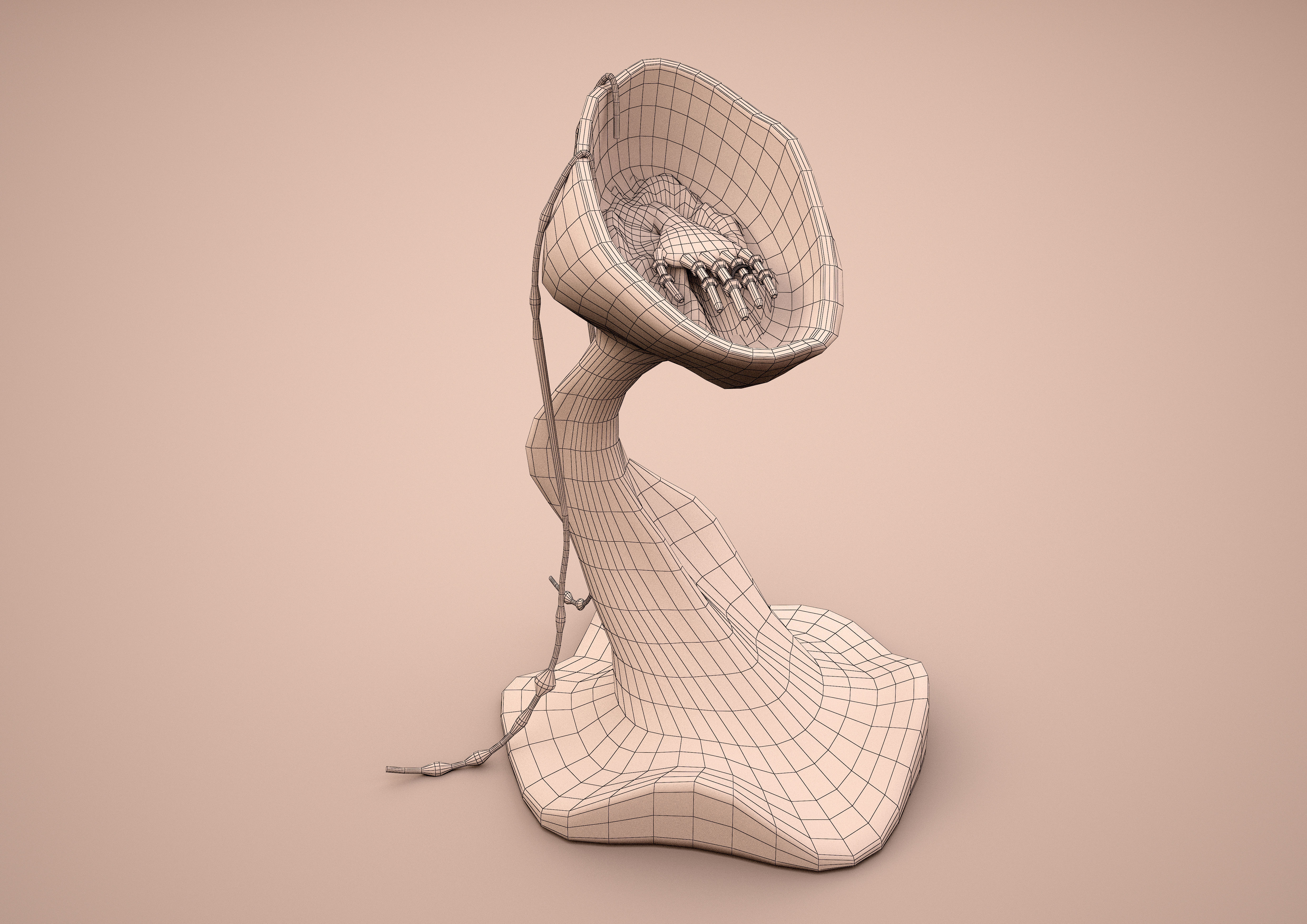  arm cut at ritual altar 3D model_4