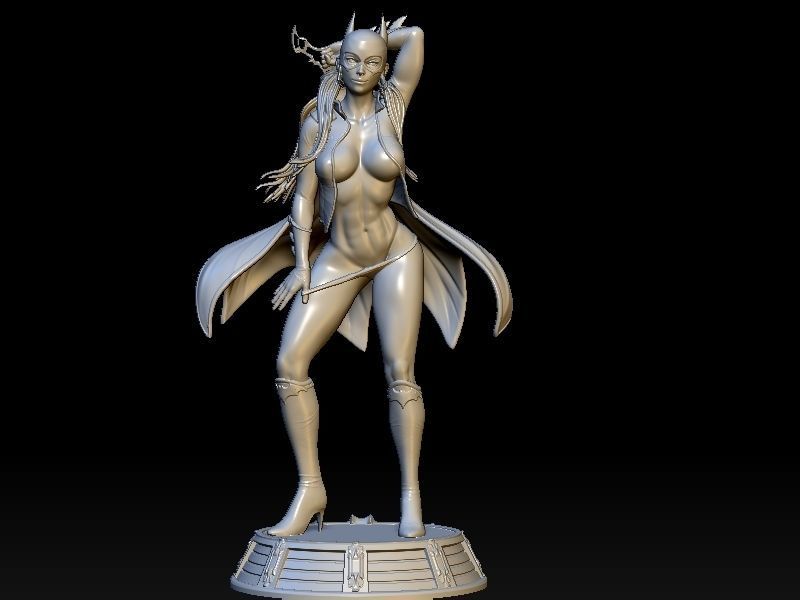 Sexy Barbara  3D print model_3