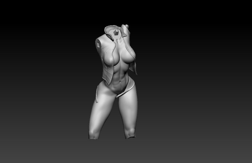 Sexy Barbara  3D print model_10
