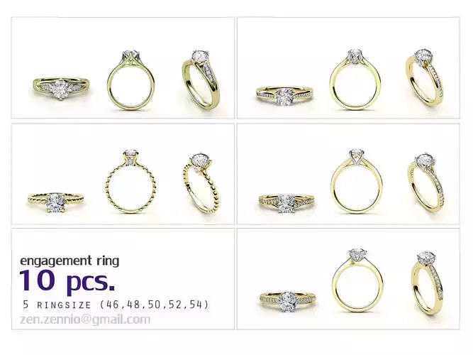 ENG SET 03 10 RINGS 5ringsize