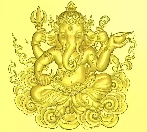 Lord Genesh Art relief file