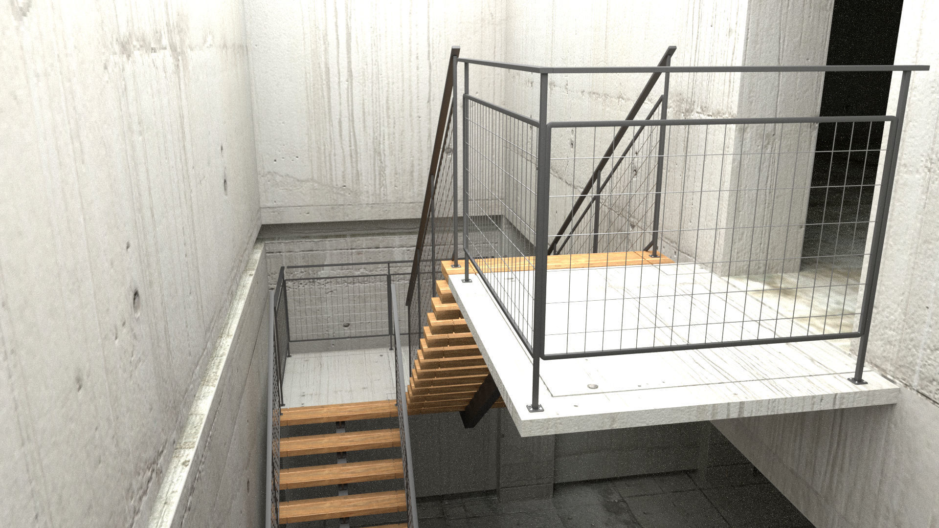 Empty Room  3D model_1