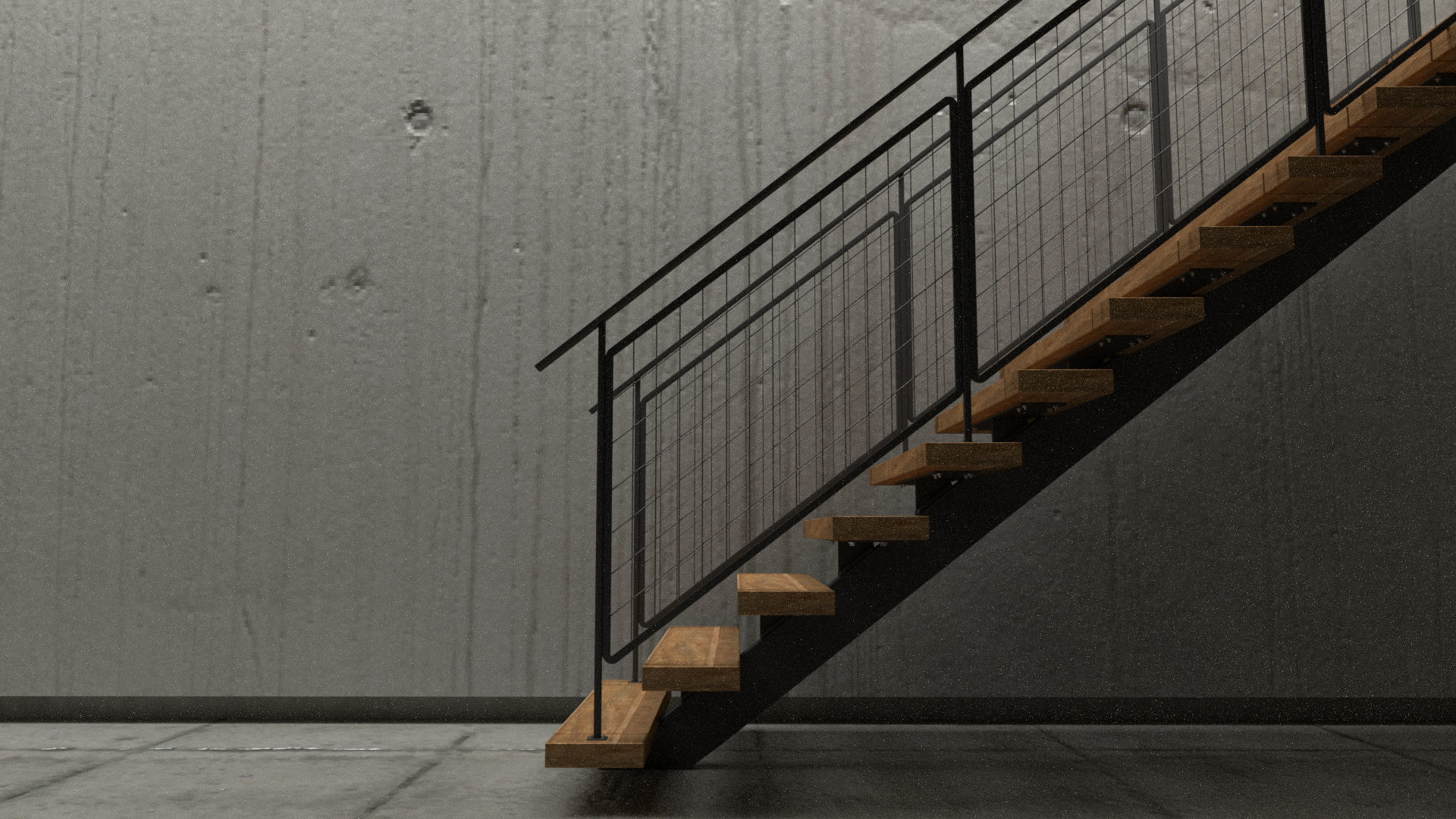 Empty Room  3D model_7