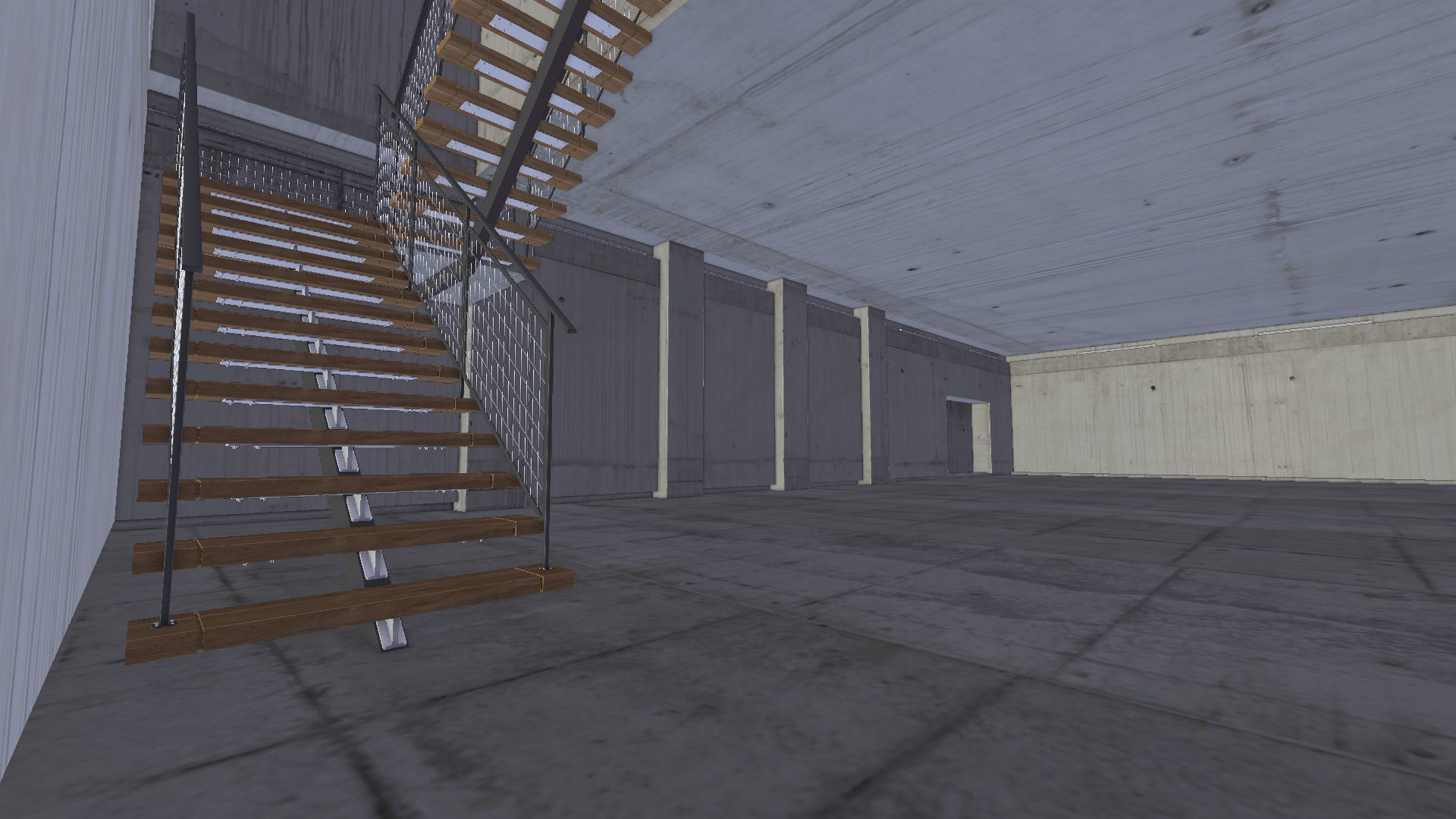 Empty Room  3D model_10