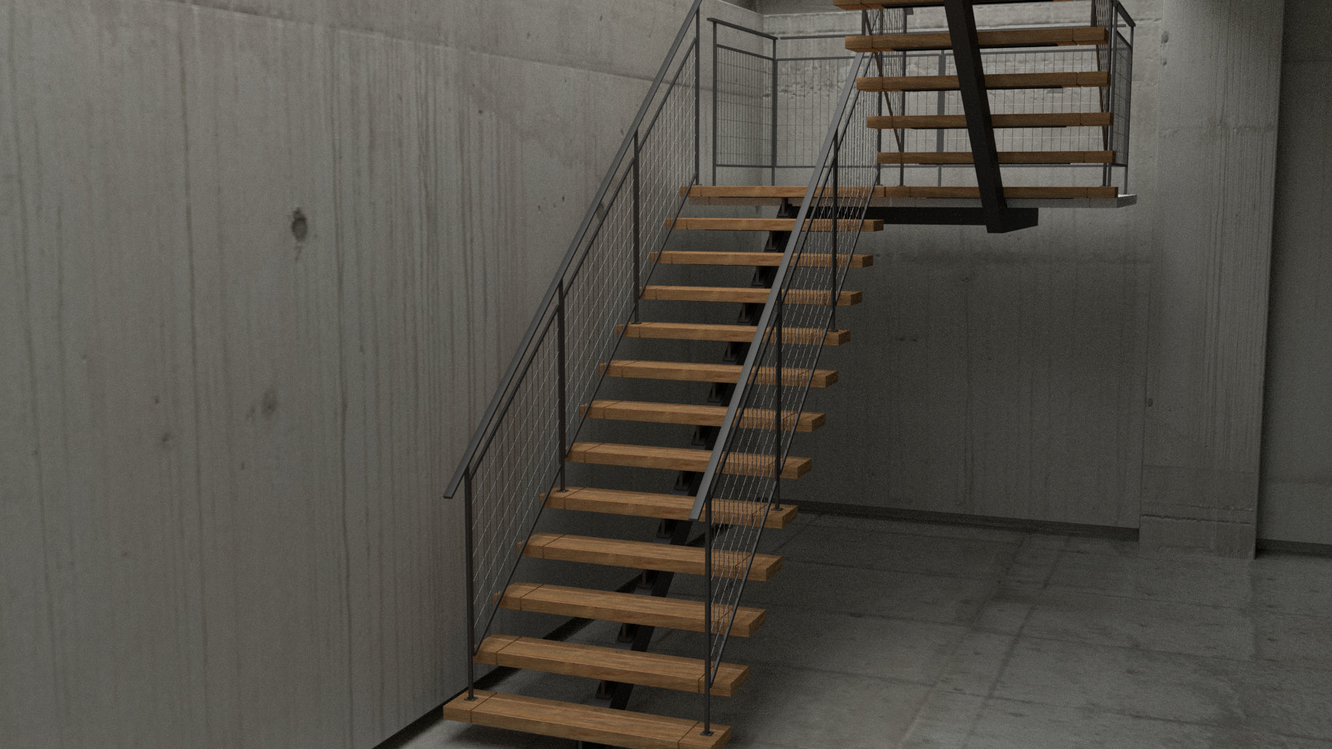 Empty Room  3D model_3