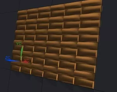3d wall panel  3D model_0