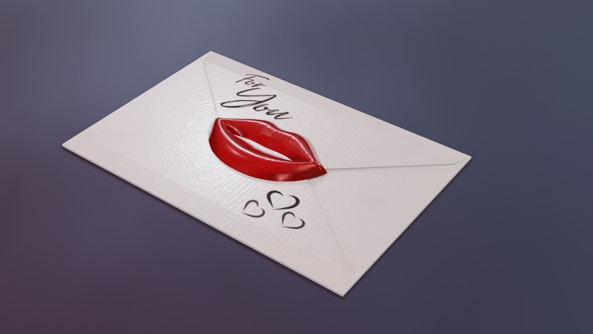 Valentines Day 3D Model Low-poly 3D model_13