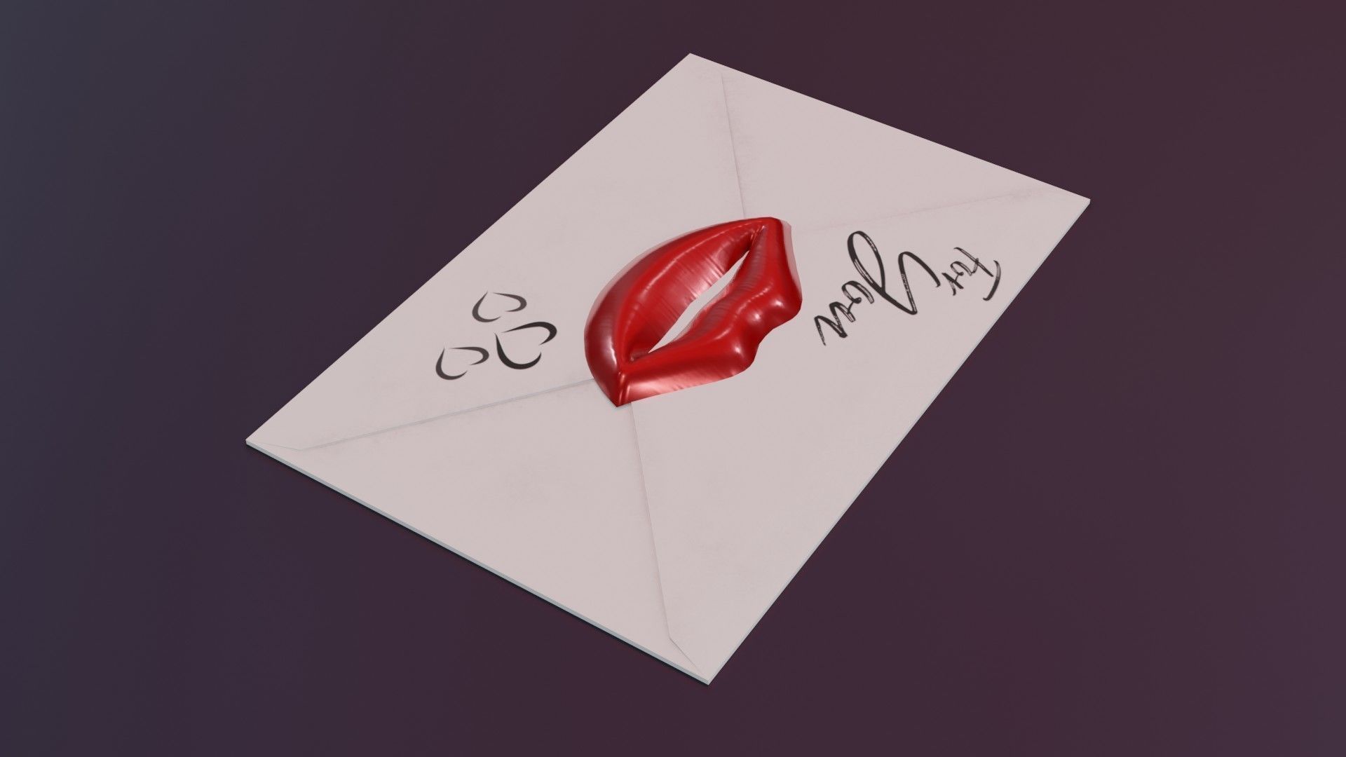 Valentines Day 3D Model Low-poly 3D model_16