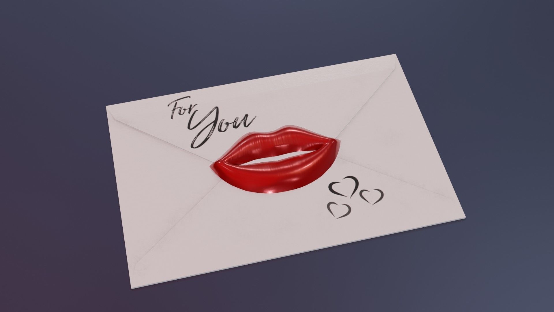 Valentines Day 3D Model Low-poly 3D model_14