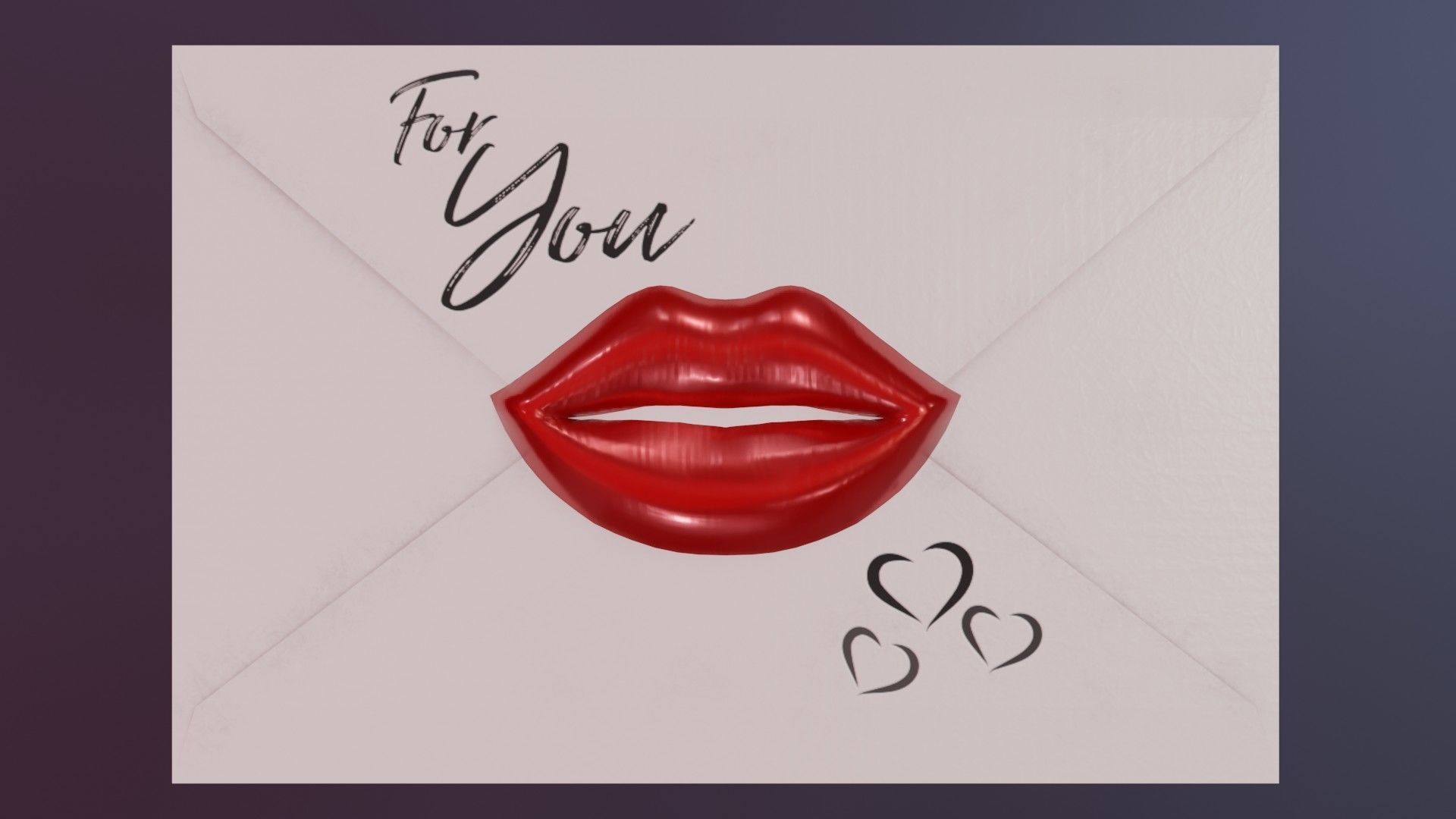 Valentines Day 3D Model Low-poly 3D model_12
