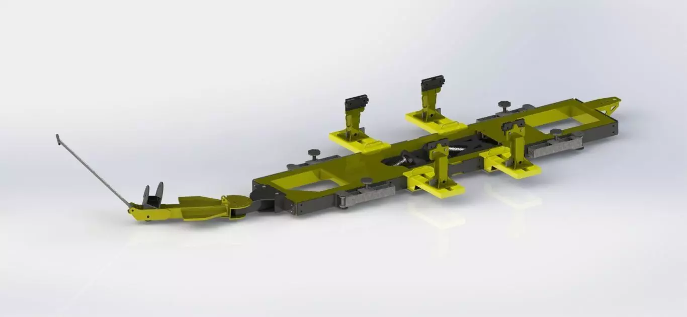CAR chassis repair lift 3D model_0